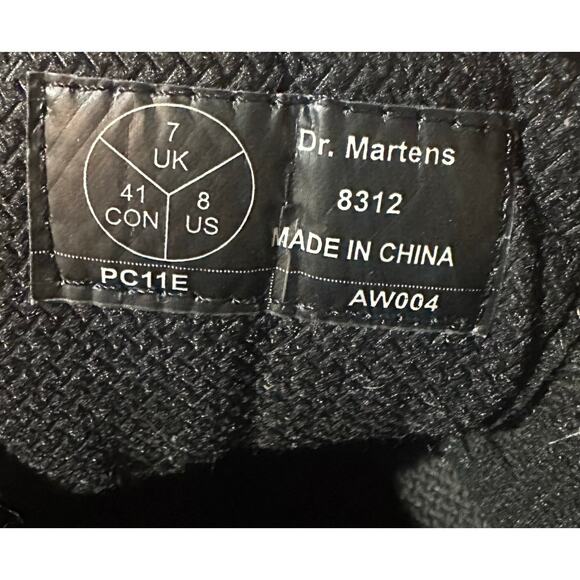 Vintage Y2K Chunky Dr Martens 8312 Size 8 Men's Gothic Brown Lace Up Oxfords - Picture 7 of 9